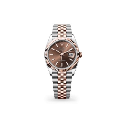 ROLEX DATEJUST 36 OYSTER, 36 MM, OYSTERSTEEL AND EVEROSE GOLD 126231